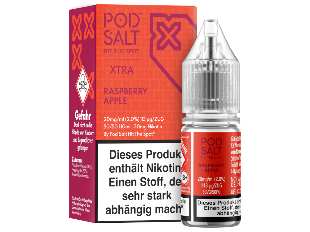 Pod Salt X Raspberry Apple Nikotinsalz Liquid