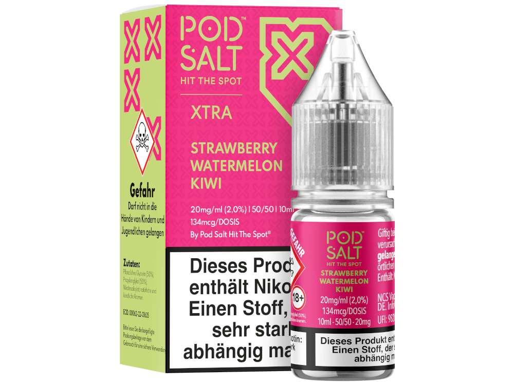 Pod Salt X Strawberry Watermelon Kiwi Nikotinsalz Liquid