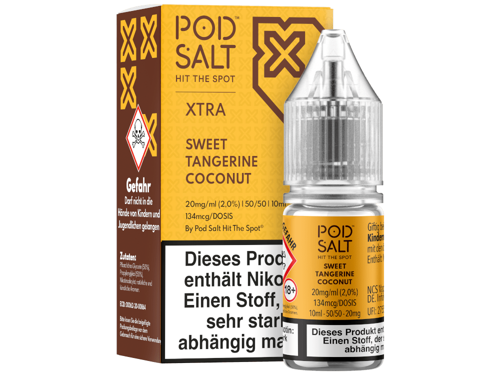 Pod Salt X Sweet Tangerine Coconut Nikotinsalz Liquid