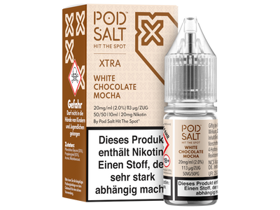 Pod Salt X White Chocolate Mocha Nikotinsalz Liquid