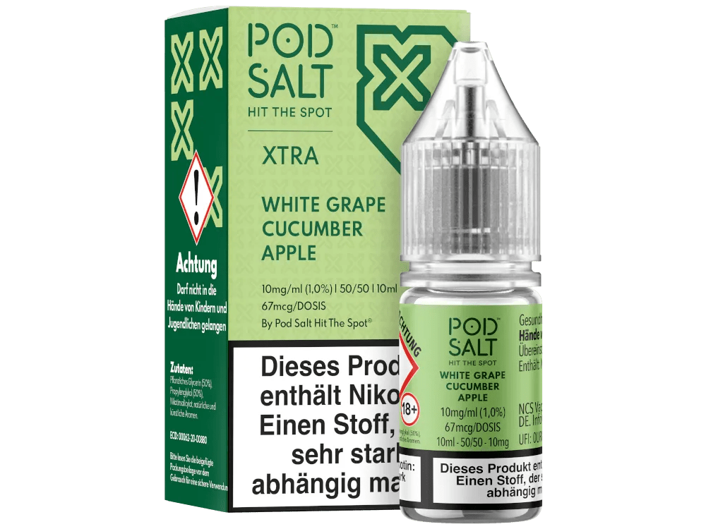 Pod Salt X White Grape Cucumber Apple Nikotinsalz Liquid