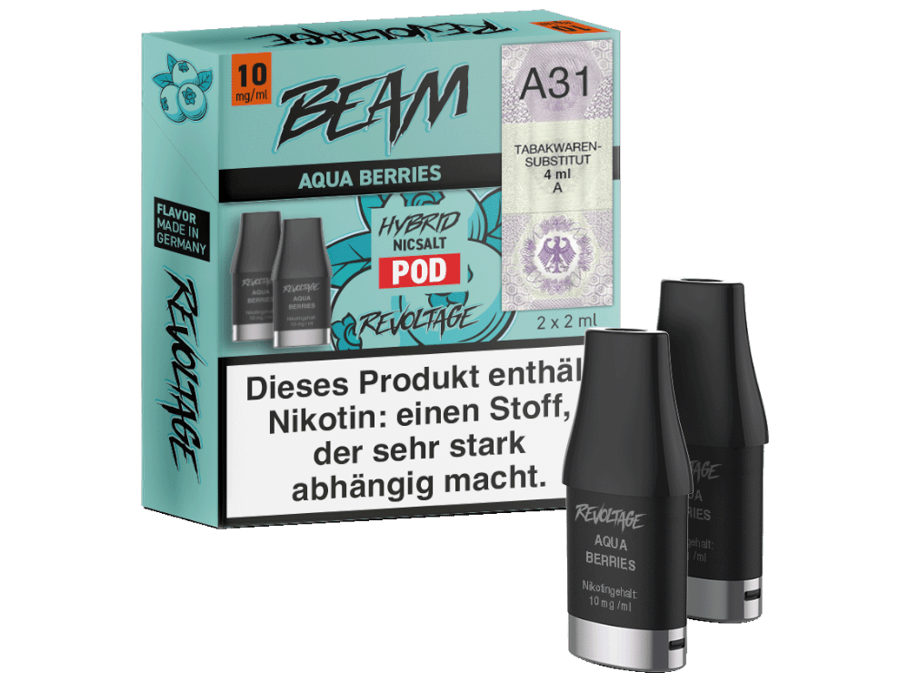 Revoltage Beam Prefilled Pods (10 mg/ml)