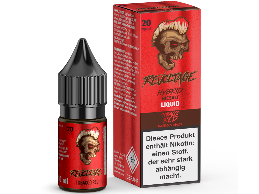 Revoltage Hybrid Nikotinsalz Liquid Tobacco Red