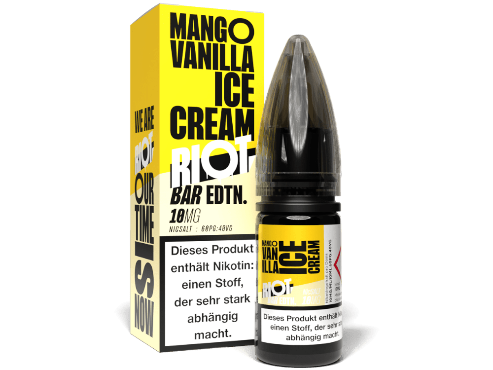 Riot Squad BAR EDTN Mango Vanilla Ice Cream Nikotinsalz Liquid