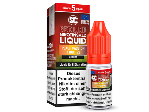 SC Red Line Peach Passion Fruit V2 Nikotinsalz Liquid