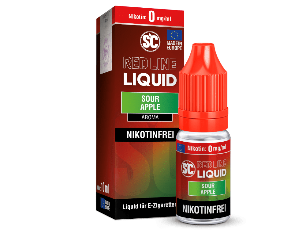 SC Red Line Sour Apple Nikotinsalz Liquid