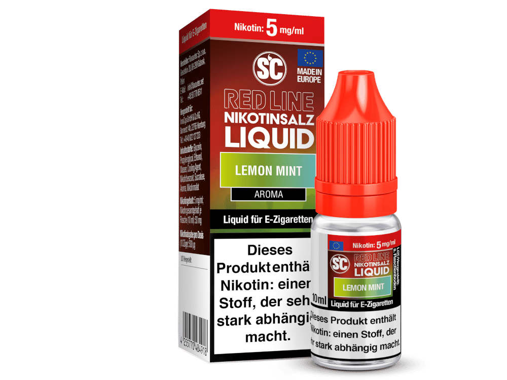 SC Red Line Lemon Mint Nikotinsalz Liquid