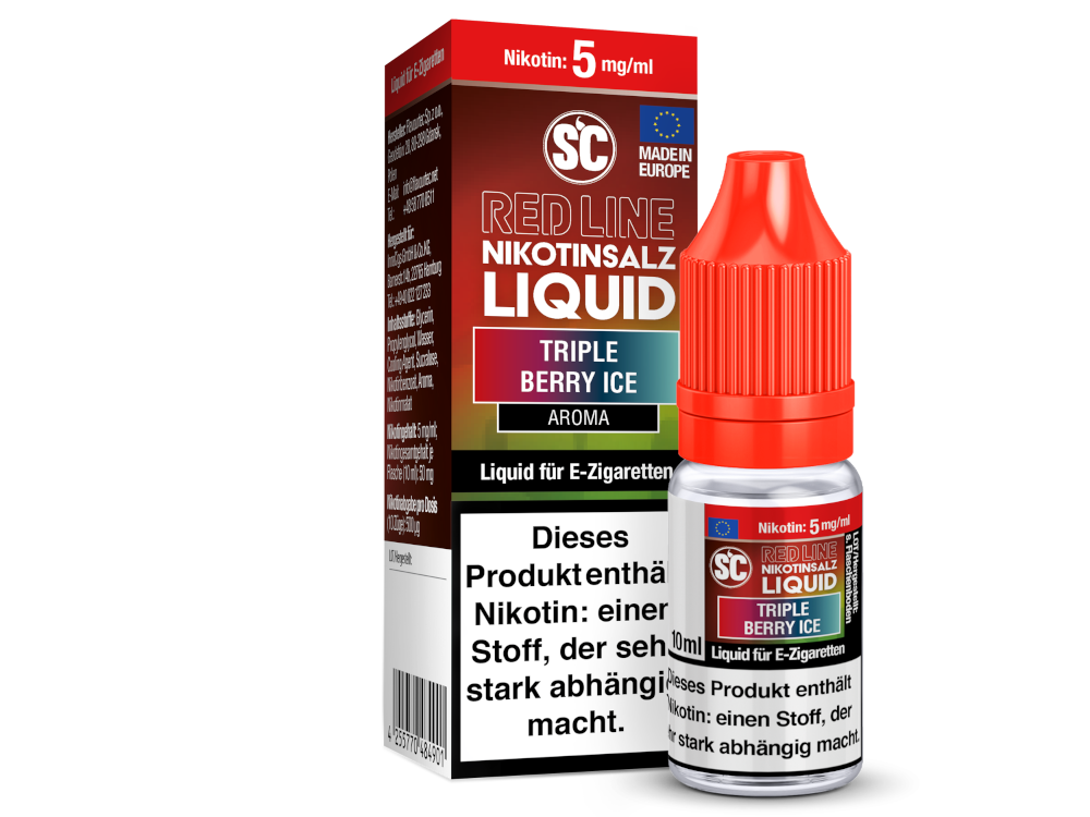 SC Red Line Triple Berry Ice Nikotinsalz Liquid