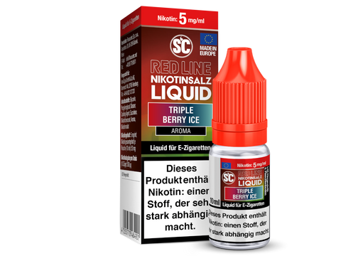 SC Red Line Triple Berry Ice Nikotinsalz Liquid
