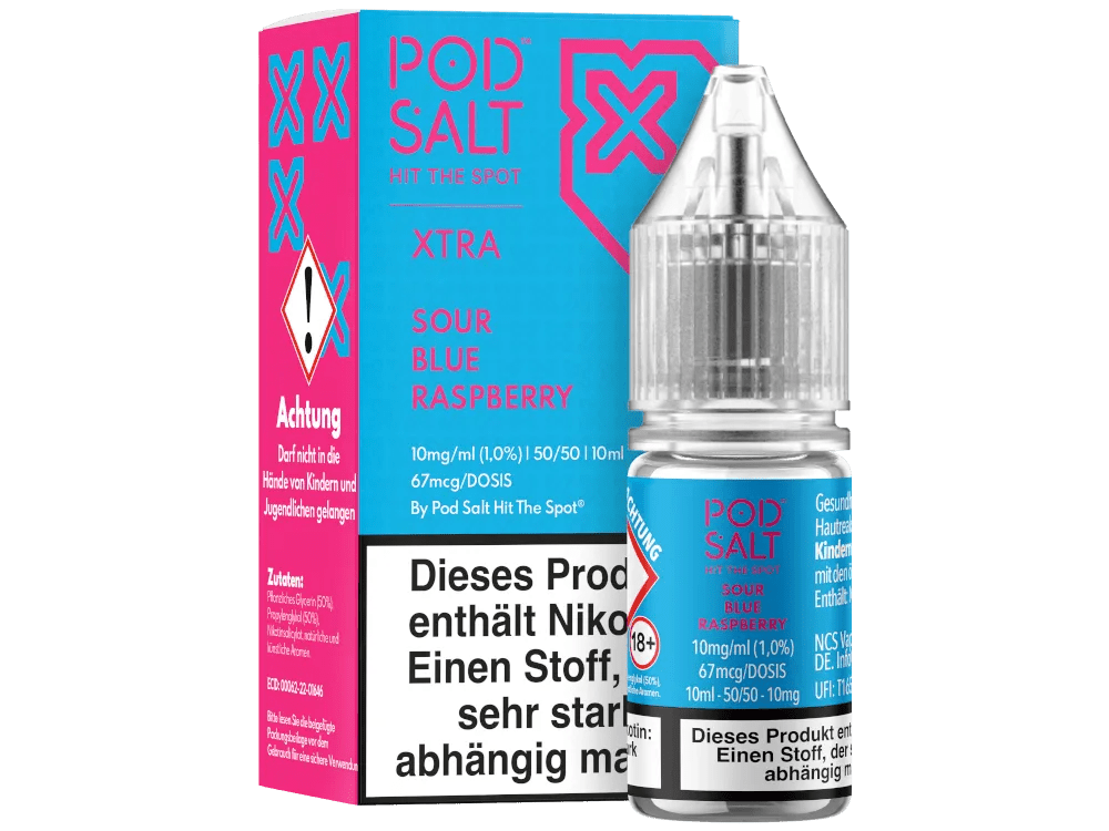 Pod Salt X Sour Blue Raspberry Nikotinsalz Liquid