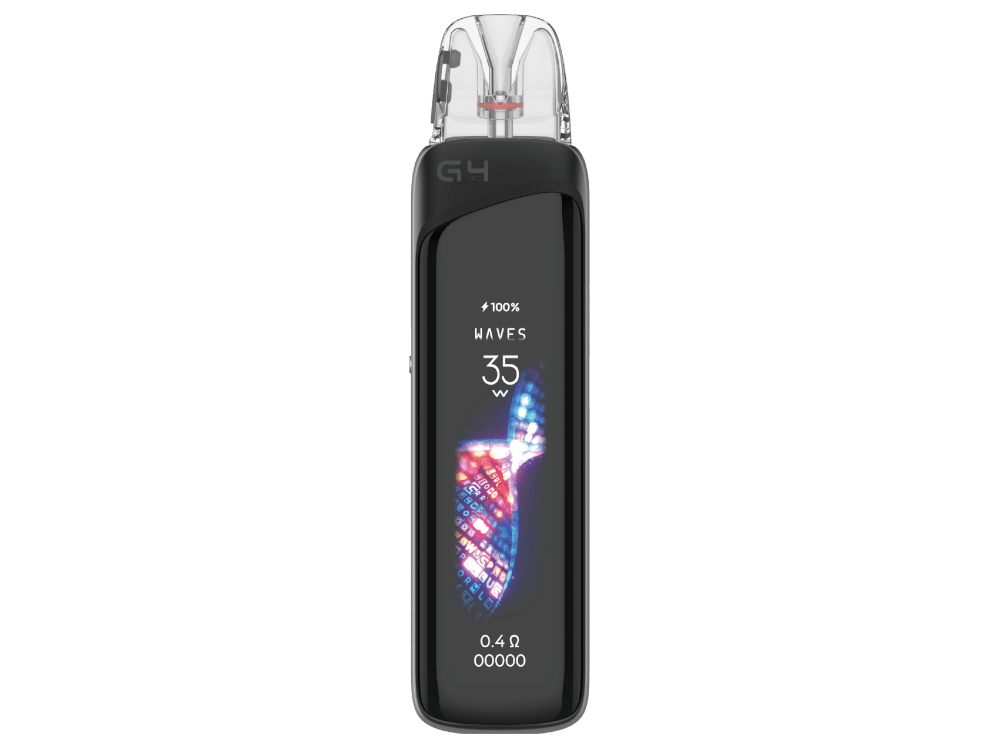 Uwell Caliburn G4 Pro in Schwarz — Pod-Mod mit 2,51″ Touchscreen und 1.800 mAh Akku