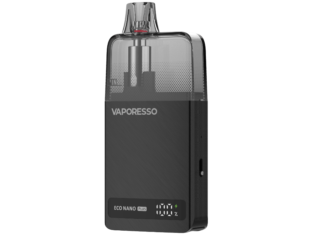 Vaporesso ECO Nano Plus in Midnight Black — 1.400 mAh Akku, 10 ml Tank, COREX Heating