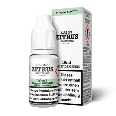 Das ist Dampfen Zitrus Nikotinsalz Liquid